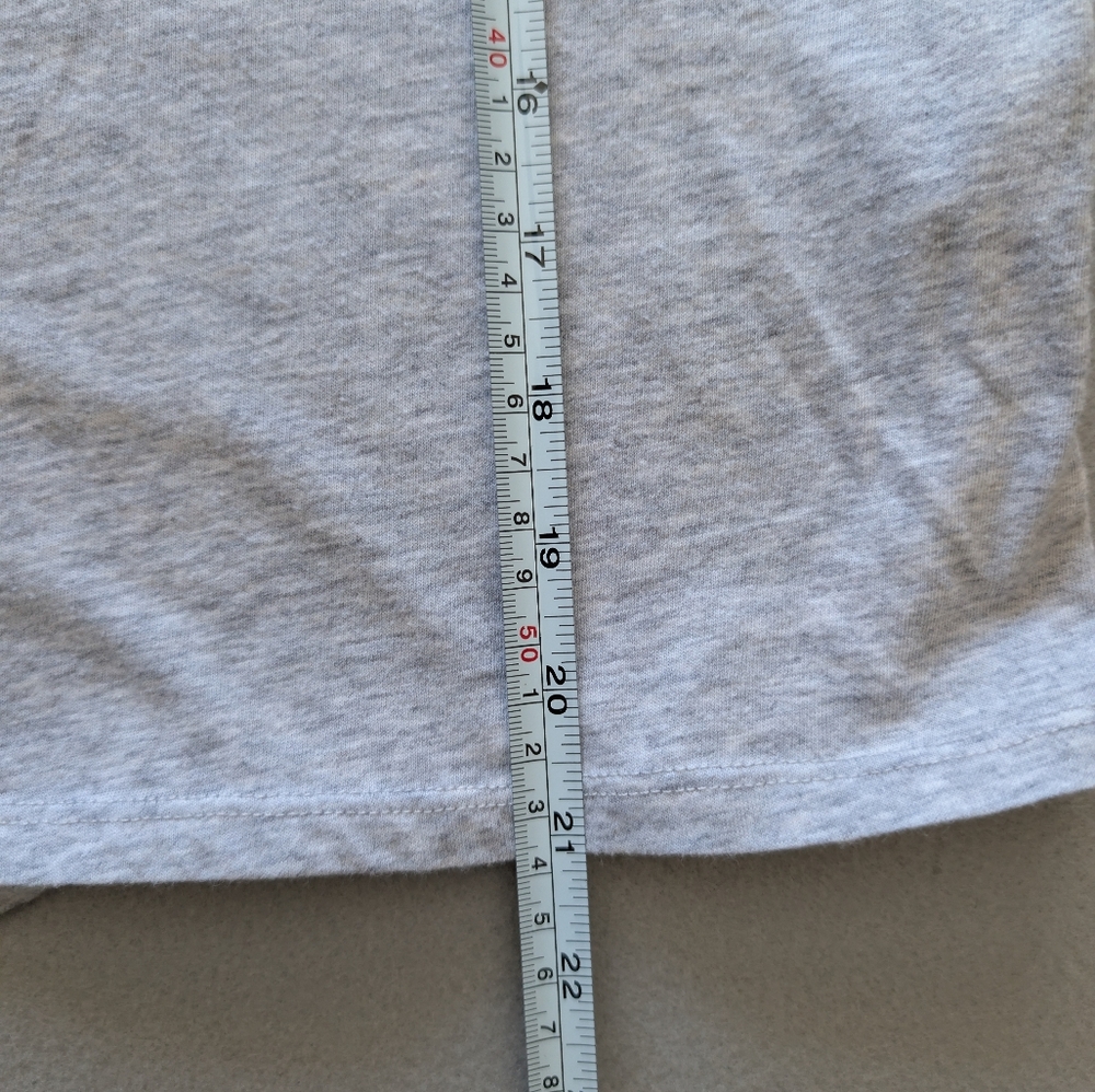 Tommy Hilfiger Sport Short Sleeve Grey Logo Tee Shirt Modern Prep Casual Size M image 10